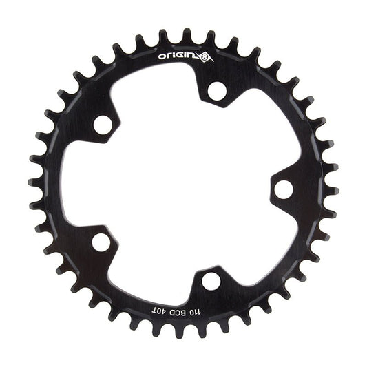 Chainrings Origin8 Origin8 Holdfast 1x Chainring 110mm BCD 40T Dark Slate Gray
