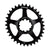Chainrings Origin8 Origin8 Holdfast Oval Direct 1x Chainring Boost 34T Black