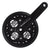Cranksets and Arms SunRace Sunrace FC-M904 175x44/32/22 129 SQR JIS crankset black/silver Black