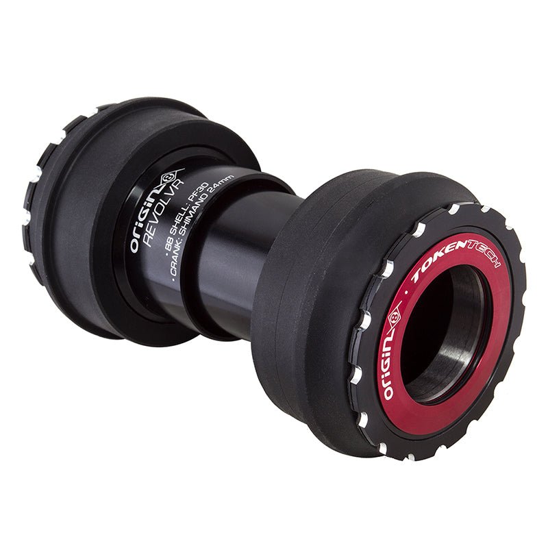 Bottom Brackets Origin8 Origin8 Revolvr Outboard Thread-Together PF30 Bottom Bracket 68/73mm x 46mm Shimano HTII 24mm Dark Slate Gray