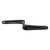 Cranksets and Arms Origin8 Origin8 Thruster Road Crank Arm Set 172.5mm 24mm Intergrated crankset black Dark Slate Gray