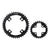 Chainrings Origin8 Origin8 Thruster 64/104mm BCD Chainring Set 28/40T Dark Slate Gray