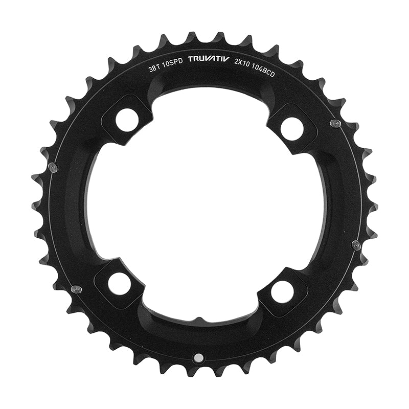 Chainrings SRAM SRAM/Truvativ X0 X9 38T 104mm 10-Speed Chainring Use with 24T Black