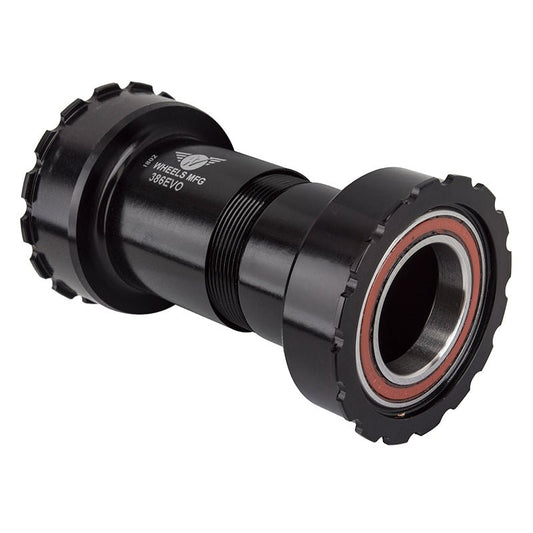 Bottom Brackets Wheels Manufacturing Wheels Manufacturing 386 EVO Bottom Bracket Angular Contact Bearings 24mm Shimano Spindles Dark Slate Gray