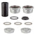 Bottom Brackets Black ops Black ops 19mm Euro MX ENG Bottom Bracket Euro 19mm Gray