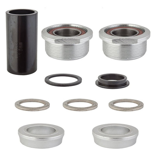 Bottom Brackets Black ops Black ops 19mm Euro MX ENG Bottom Bracket Euro 19mm Gray