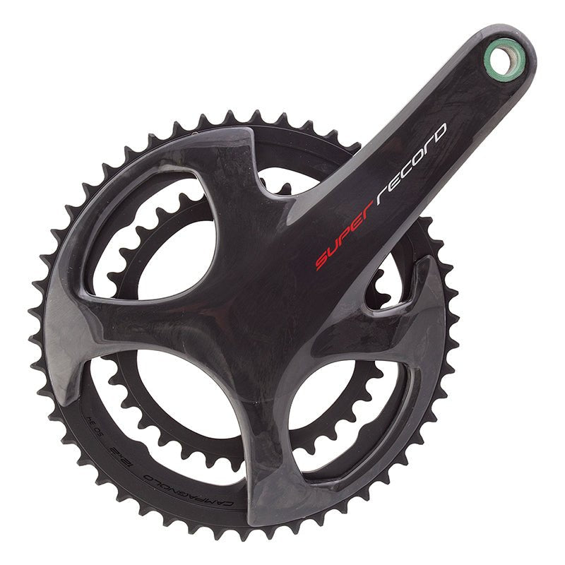 Cranksets and Arms Campagnolo Campagnolo Super Record-UT 170x50/34 UT crankset carbon Dark Slate Gray