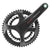Cranksets and Arms Campagnolo Campagnolo Super Record-UT 172.5x50/34 UT crankset carbon Dark Slate Gray