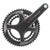 Cranksets and Arms Campagnolo Campagnolo Super Record Crankset - 175mm 12-Speed 52/36t 112/146 Asymmetric BCD Campagnolo Ultra-Torque Spindle Interface Carbon Dark Slate Gray
