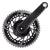 Cranksets and Arms SRAM SRAM Red AXS Crankset Speed: 12 Spindle: 28.99mm BCD: Direct Mount 50/37 DUB 172.5mm Black Road Dark Slate Gray