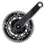 Cranksets and Arms SRAM SRAM RED AXS Crankset - 175mm 12-Speed 46/33t Direct Mount DUB Spindle Interface Natural Carbon D1 Dark Slate Gray