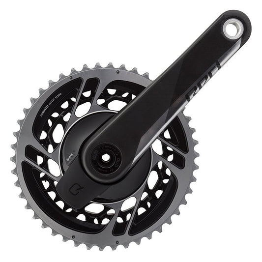 Cranksets and Arms SRAM SRAM RED AXS Power Meter Crankset - 175mm 12-Speed 46/33t Direct Mount DUB Spindle Interface Natural Carbon D1 Black