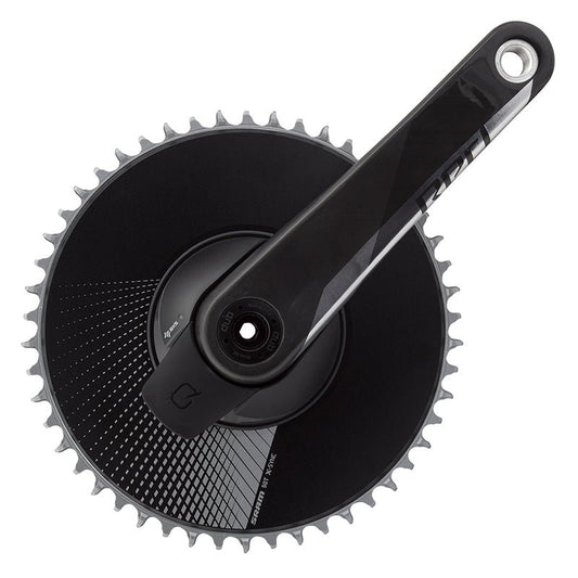 Cranksets and Arms SRAM Sram Red AXS Power Meter 1x Aero DUB 175.5x50 Aero DUB crankset black Black