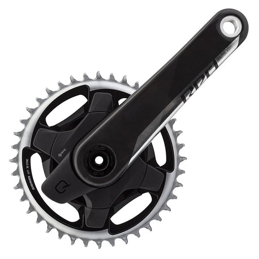 Cranksets and Arms SRAM Sram Red AXS Power Meter 1x DUB 172.5x40 DUB crankset silver/grey Black