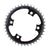 Chainrings SRAM SRAM 40 Tooth 107mm BCD x 4-Bolt 1x12-Speed X-Sync Chainring Blast Black Dark Slate Gray