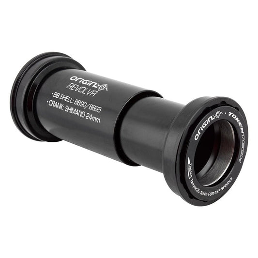 Bottom Brackets Origin8 Origin8 Revolvr Thread-Together BB90/95 Bottom Bracket 90.5/95.5mm x 37mm Shimano HTII 24mm Dark Slate Gray