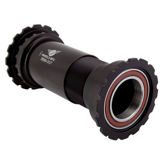 Bottom Brackets Wheels Manufacturing Wheels Manufacturing Thread Together BB86/92 Shimano Bottom Bracket Angular Contact Bearings BLK Threaded Cups Dark Slate Gray