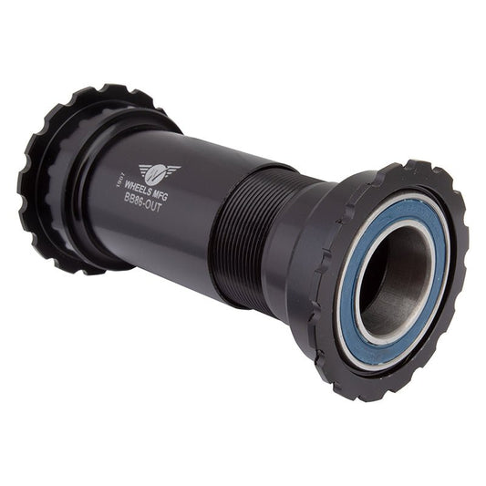 Bottom Brackets Wheels Manufacturing Wheels Manufacturing Thread Together BB86/92 SRAM Bottom Bracket Angular Contact Bearings BLK Threaded Cups Dark Slate Gray