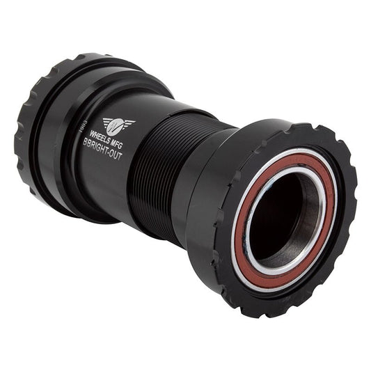 Bottom Brackets Wheels Manufacturing Wheels Manufacturing BBright to Shimano Bottom Bracket Angular Contact Bearings BLK Cups Dark Slate Gray