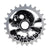 Sprockets The Shadow Conspiracy The Shadow Conspiracy Cranium Sprocket 25T Raw Polish Dark Gray