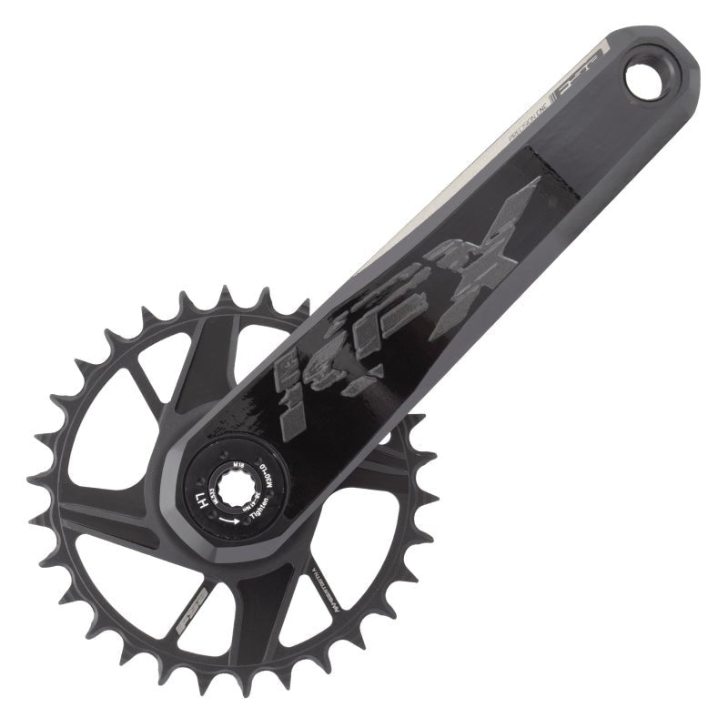Cranksets and Arms FSA Full speed ahead KFX DM Modular Crank 175x30 392EVO crankset black Dark Slate Gray