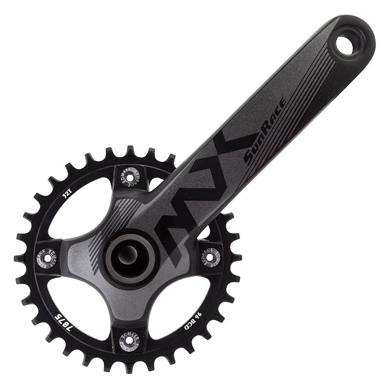 Cranksets and Arms SunRace Sunrace FC-MXOU 175x32 24mm crankset black Dark Slate Gray
