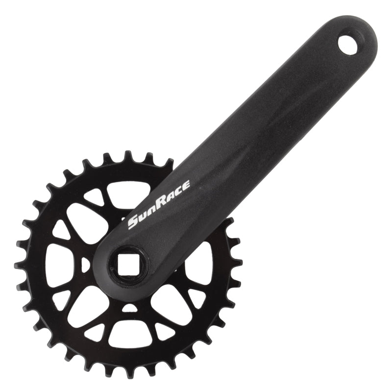 Cranksets and Arms SunRace Sunrace FC-M40U 175x32 122 SQR JIS crankset black Dark Slate Gray