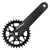 Cranksets and Arms SunRace Sunrace FC-M40U 175x32 122 SQR JIS crankset black Dark Slate Gray