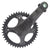Cranksets and Arms Campagnolo Campagnolo EKAR 165x44 ProTech crankset black Dark Slate Gray