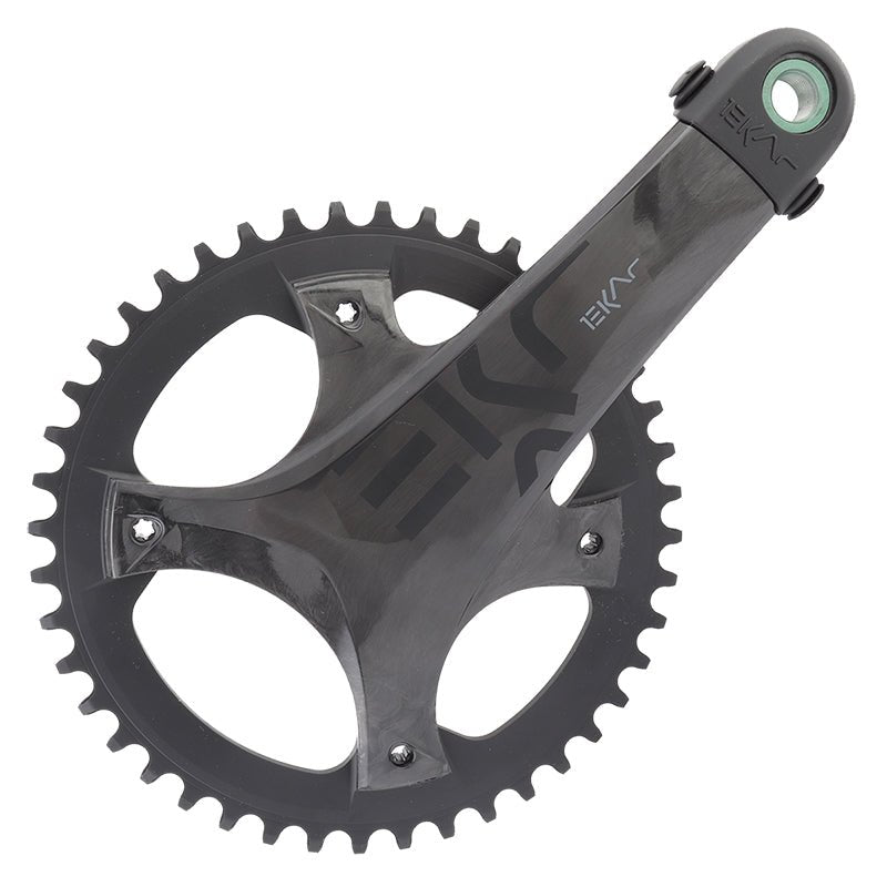 Cranksets and Arms Campagnolo Campagnolo EKAR 170x42 ProTech crankset black Dark Slate Gray