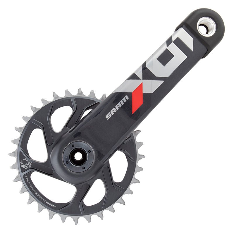 Cranksets and Arms SRAM SRAM X01 Eagle DUB C3 Crankset Speed: 11/12 Spindle: 28.99mm BCD: Direct Mount 32 DUB 175mm Red MTB Dark Slate Gray