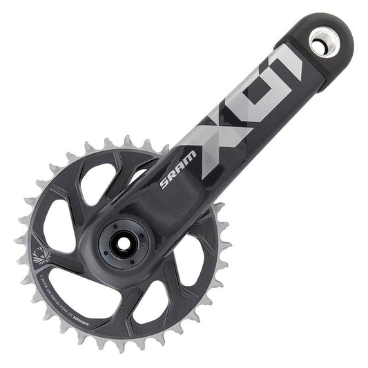 Cranksets and Arms SRAM SRAM X01 Eagle Crankset - 170mm 12-Speed 32t Direct Mount DUB Spindle Interface Lunar/Polar C2 Dark Slate Gray