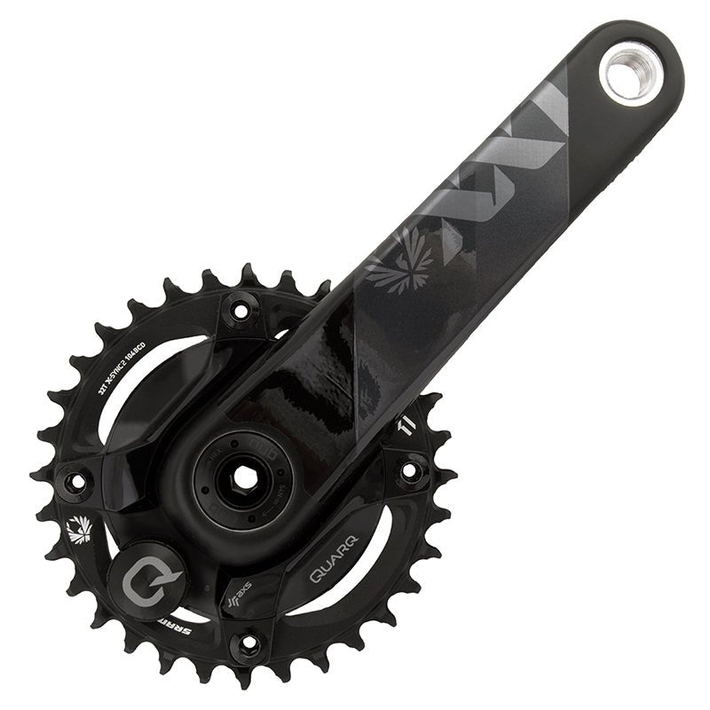 Cranksets and Arms SRAM SRAM XX1 Eagle DUB Power Meter Power Meter Crankset Speed: 11/12 Spindle: 28.99mm BCD: 104 32 DUB 170mm Black Boost Dark Slate Gray