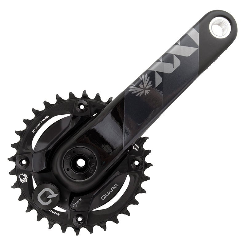 Cranksets and Arms SRAM SRAM XX1 Eagle DUB Power Meter Power Meter Crankset Speed: 11/12 Spindle: 28.99mm BCD: 104 32 DUB 175mm Black Boost Dark Slate Gray
