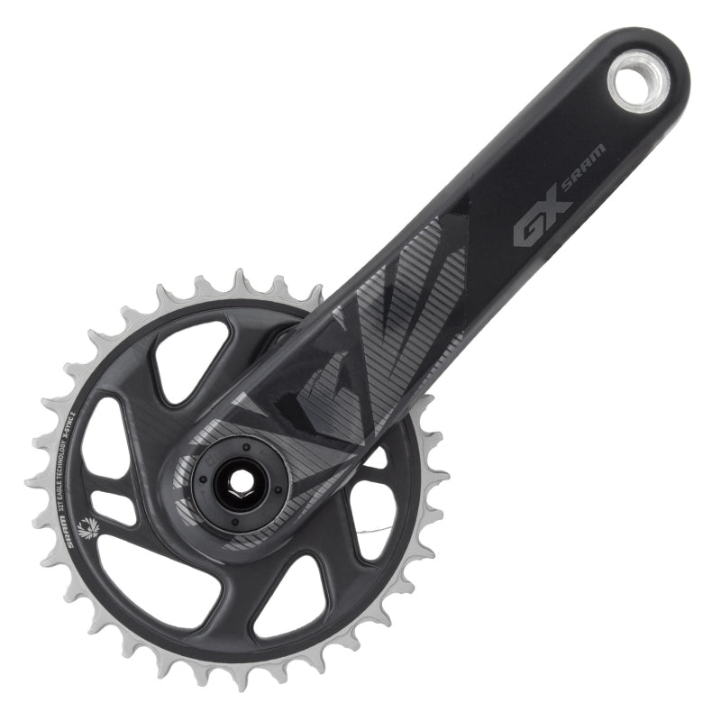 Cranksets and Arms SRAM SRAM GX Eagle Carbon Boost Crankset - 175mm 12-Speed 32t Direct Mount DUB Spindle Interface Lunar Dark Slate Gray