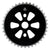 Chainrings Black ops Black ops Alloy Chainring 39T Dark Gray
