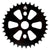 Chainrings Black ops Black ops Steel Chainring 33T Black