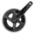 Cranksets and Arms SRAM SRAM Rival AXS Crankset Quarq Power Meter - 172.5mm 12-Speed 46/33t Yaw 107 BCD DUB Spindle Interface BLK D1 Dark Slate Gray