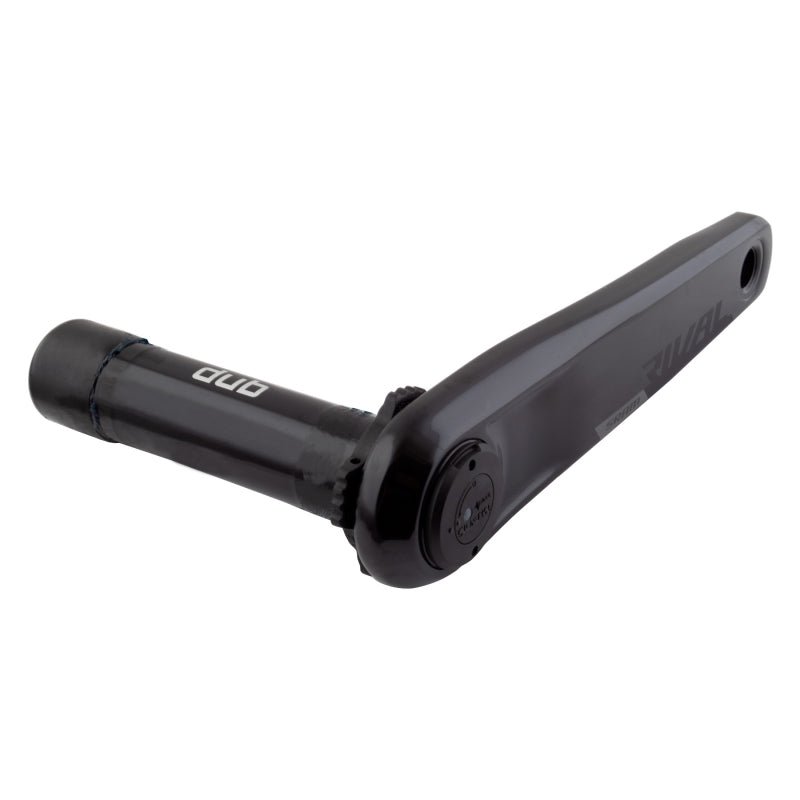 Cranksets and Arms SRAM SRAM Rival AXS Power Meter Left Crank Arm Spindle Upgrade Kit - 170mm DUB Spindle Interface BLK D1 Dark Slate Gray