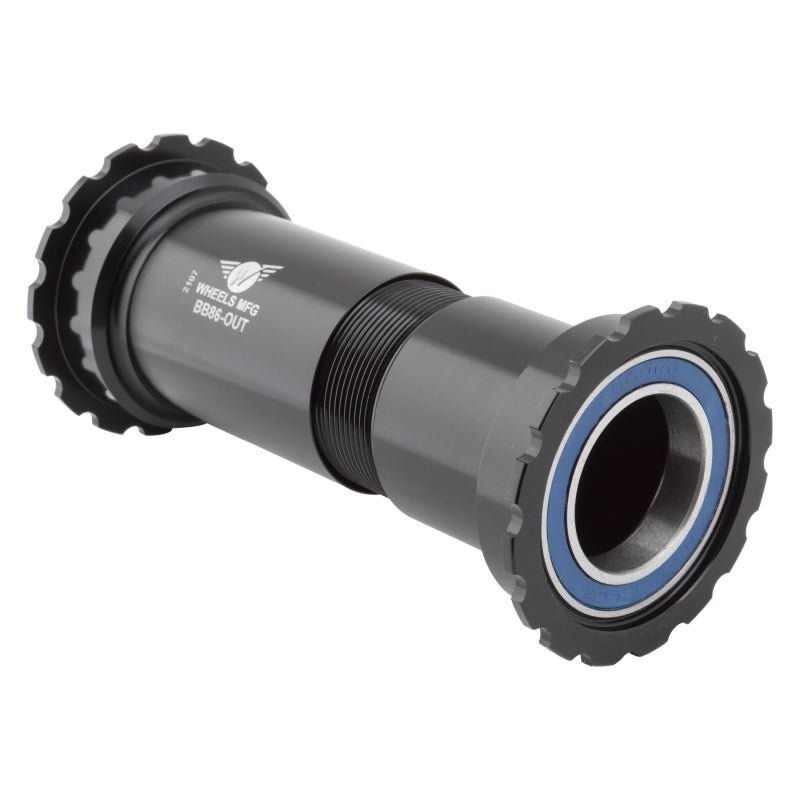 Bottom Brackets Wheels Manufacturing Wheels Manufacturing PF41 ABEC-3 Fat Bike Bottom Bracket 24mm Spindle Cranks Dim Gray