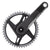 Cranksets and Arms SRAM SRAM Red 1 AXS DM Crankset Speed: 12 Spindle: 28.99mm BCD: Direct Mount 46 DUB 172.5mm Black Road Dark Slate Gray