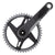 Cranksets and Arms SRAM SRAM RED 1 AXS Crankset - 175mm 12-Speed 46t 8-Bolt Direct Mount DUB Spindle Interface Natural Carbon D1 Dark Slate Gray