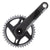 Cranksets and Arms SRAM SRAM RED 1 AXS Crankset - 175mm 12-Speed 40t 8-Bolt Direct Mount DUB Spindle Interface Natural Carbon D1 Dark Slate Gray