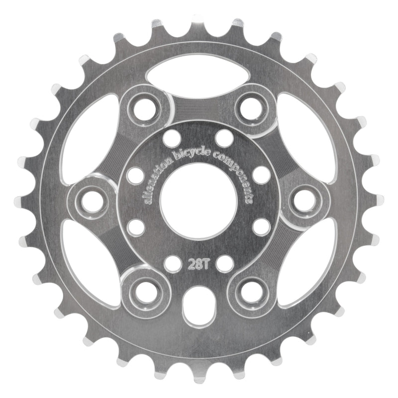 Chainrings Alienation Alienation Lynx Chainring 28T Slate Gray