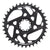 Chainrings SRAM SRAM XX SL Eagle T-Type Direct Mount Chainring - 36t 12-Speed 8-Bolt Direct Mount 3mm Offset Aluminum BLK/Silver D1 Dark Slate Gray