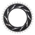 Chainrings SRAM SRAM XX SL Eagle T-Type Thread Mount Chainring - 38t 12-Speed Thread Mount  For XX SL PM Spider 0mm Offset Aluminum BLK/Silver Dark Slate Gray