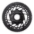 Chainrings SRAM SRAM Force 2x Chainring Kit - 50/37t 2x12-Speed 8-Bolt Direct Mount Black D2 Dark Slate Gray