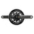 Cranksets and Arms SRAM SRAM Force AXS Power Meter Crankset - 175mm 2x 12-Speed 46/33t Direct Mount DUB Spindle Interface Iridescent Gray D2 Dark Slate Gray