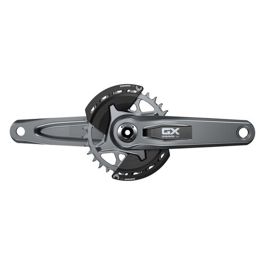 Cranksets and Arms SRAM SRAM GX Eagle T-Type Wide Crankset - 170mm 12-Speed 32t Chainring Direct Mount 2-Guards DUB Spindle Interface Dark Polar Dim Gray