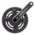 Cranksets and Arms Campagnolo Campagnolo Super Record ProT with Power Meter 170x50/34 UT crankset carbon Dark Slate Gray
